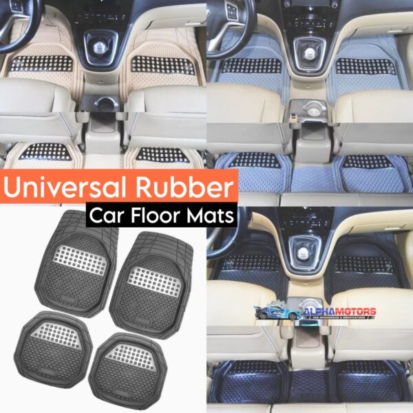 Universal car Rubber Floor Matt High quality – Alpha Motors